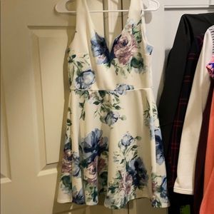 White floral dress from Francescas